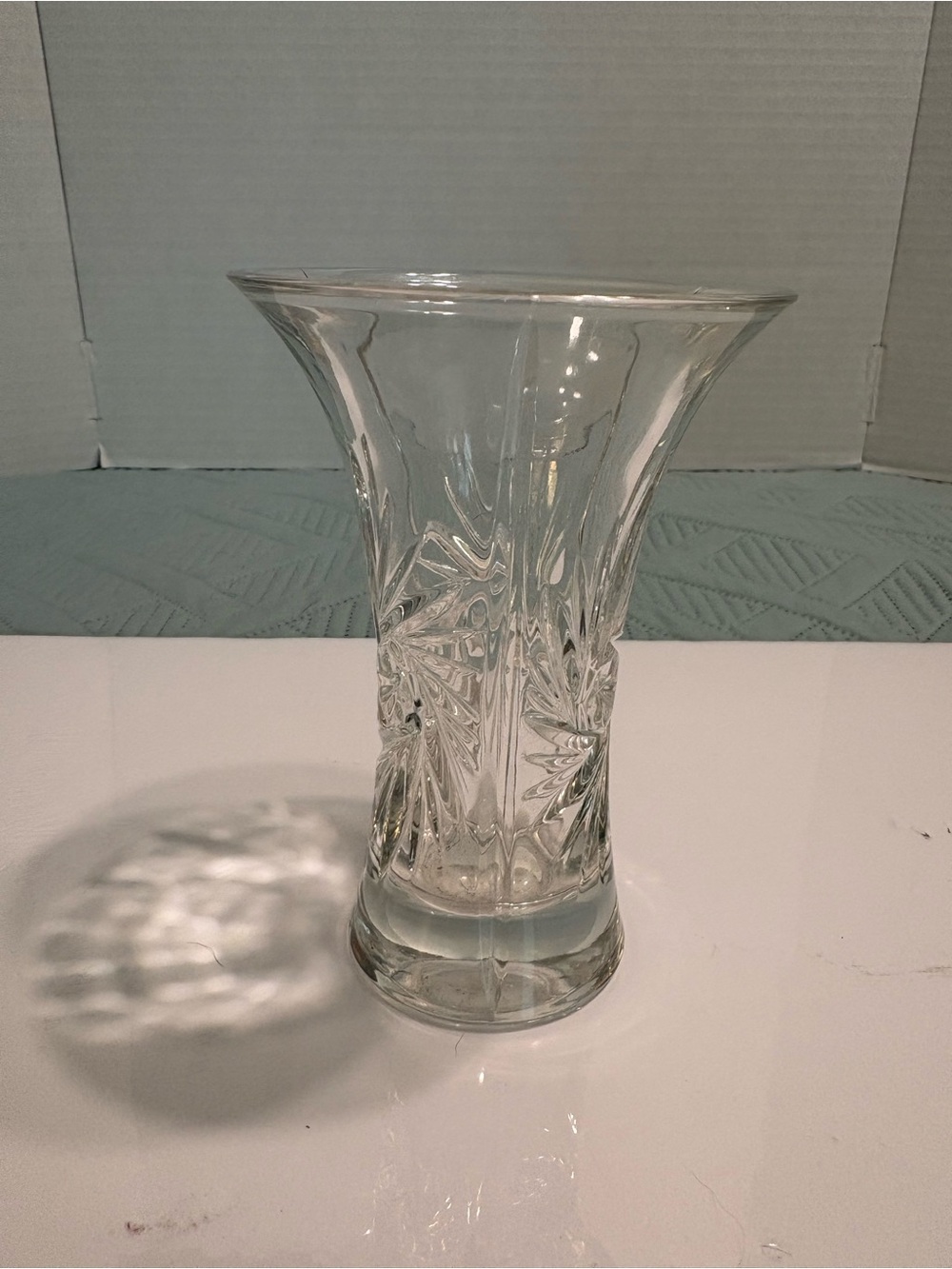 Vintage Cristal d’Arques Masquerade Bud Vase 5 Inches Tall Lead Crystal